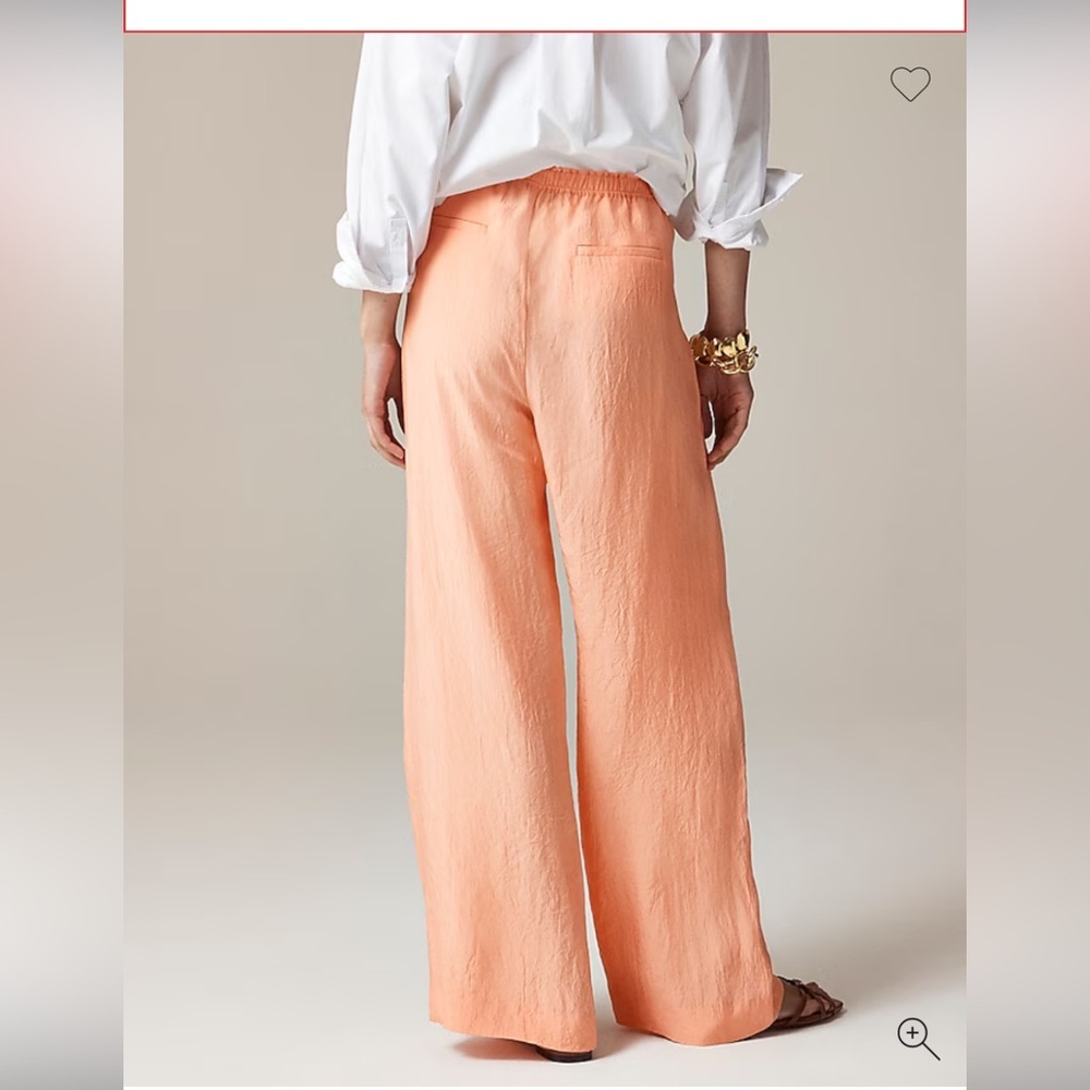 NWT Stratus pant in blushed peach textured satin MT​ - Picture 3 of 3